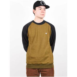 Volcom Homak GOLDEN BROWN mikiny přes hlavu pánská - černá