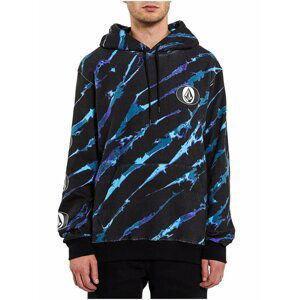 Volcom Stone Stack MULTI mikiny přes hlavu pánská - černá