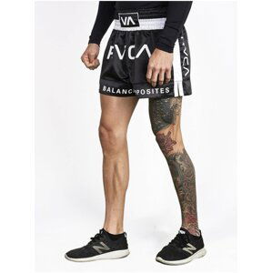 RVCA MUAY THAI black plátěné kraťasy pánské - černá