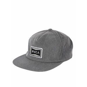 RVCA PACE GREY kšiltovka s rovným kšiltem - šedá