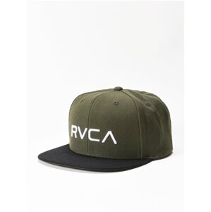 RVCA TWILL ALOE kšiltovka s rovným kšiltem - černá