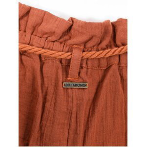 Billabong HIGH SKY CHOCOLATE plátěné kalhoty dámské - oranžová