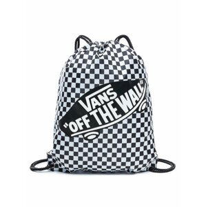 Vans BENCHED Black/White Checkerboard pytel na záda - černá