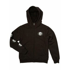 Volcom Stone Stack black dětská mikiny na zip - černá