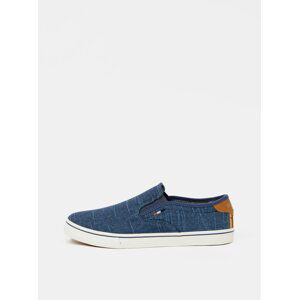 Modré pánské slip on Wrangler