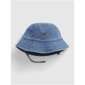 Modrý dětský džínový klobouček GAP