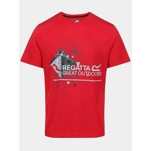 Pánské tričko Regatta RMT162 FINGAL III Red Červená