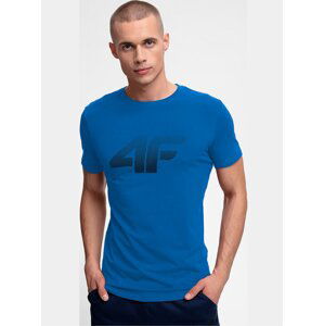 Pánské bavlněné tričko 4F TSM302  Modrá