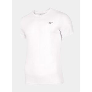 Pánské bavlněné tričko 4F TSM300  Bílá