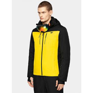 Pánská lyžařská bunda 4F KUMN009  Žlutá
