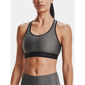 Podprsenka Under Armour Armour Mid Keyhole Heather Bra - šedá