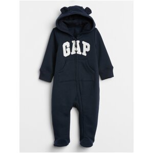 Modrý holčičí baby overal GAP Logo v-g flc ftd