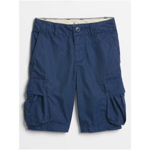 Modré klučičí dětské kraťasy GAP v-cc cargo short