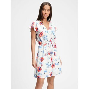 Barevné dámské šaty GAP v-ss fltr slv dress