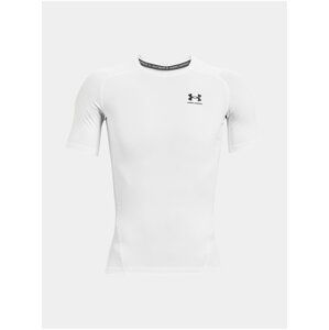 Tričko Under Armour UA HG Armour Comp SS - bílá