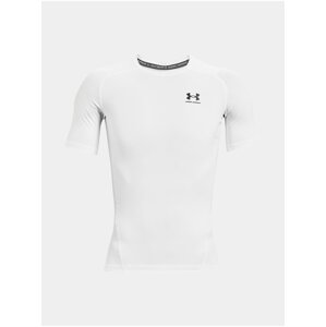 Tričko Under Armour UA HG Armour Comp SS - bílá