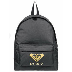 Roxy SUGAR BABY SOLID LOG ANTHRACITE batoh do školy - černá