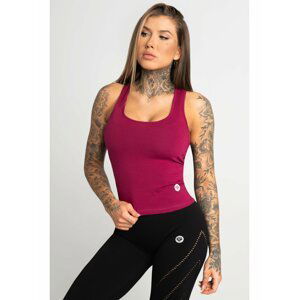 Tílka Gym Glamour Tank Top Beet Red