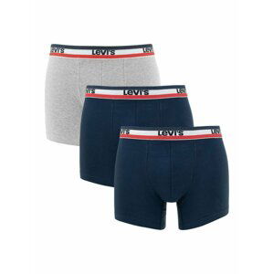 3PACK pánské boxerky Levis vícebarevné