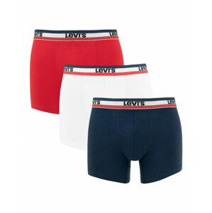 3PACK pánské boxerky Levis vícebarevné