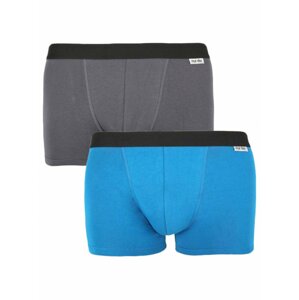 2PACK pánské boxerky Nur Der vícebarevné (827756 - grau/blau)