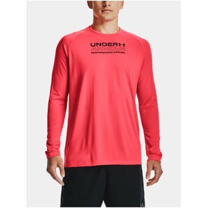 Tričko Under Armour UA TECH 2.0 ORIG OF PERF LS - Červená