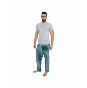 Pánské dlouhé pyžamo Molvy vícebarevné
