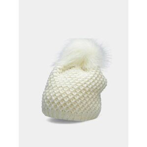 Dámská zimní čepice 4F CAD211  Bílá