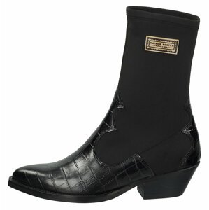 Scotch & Soda černé kotníkové boty Corall Mid Boot Schwarz