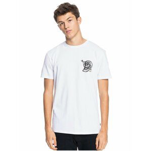 Quiksilver SUMMER SKULL white pánské triko s krátkým rukávem - bílá