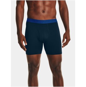 Boxerky Under Armour Tech Mesh 6in 2 Pack - Modrá