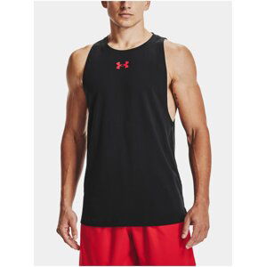 Tílko Under Armour BASELINE COTTON TANK - Černá