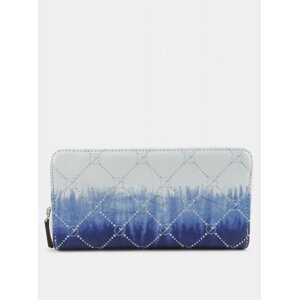 Modro-bílá vzorovaná peněženka Tamaris