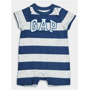 Modrý klučičí baby overal GAP Logo arch shirty