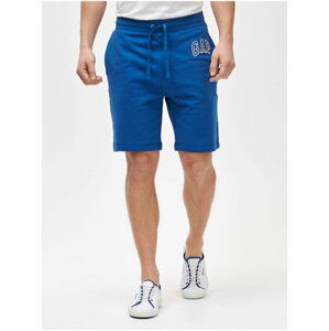 Modré pánské kraťasy GAP Logo mini arch shorts