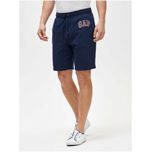 Modré pánské kraťasy GAP Logo mini arch shorts