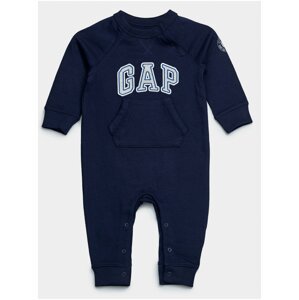 Modrý klučičí baby overal GAP Logo arch one-peace