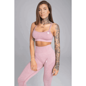 Podprsenka Gym Glamour Seamless Pink Melange