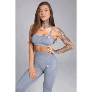 Podprsenka Gym Glamour Seamless Steel Melange