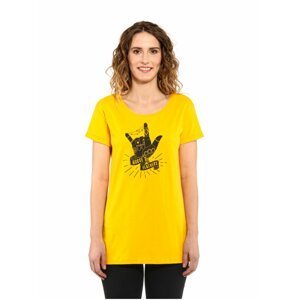 Horsefeathers COLEEN CITRUS dámské triko s krátkým rukávem - žlutá