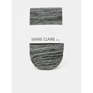 Šedé žíhané punčochové kalhoty Marie Claire
