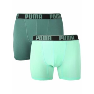 2PACK pánské boxerky Puma sportovní zelené