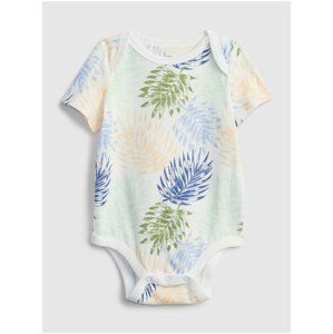 Barevné klučičí baby body organic mix and match print bodysuit