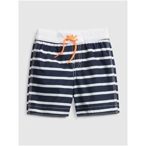 Modré klučičí dětské plavky stripe swim trunks