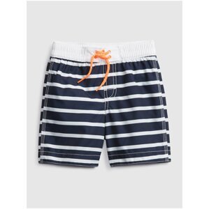 Modré klučičí dětské plavky stripe swim trunks