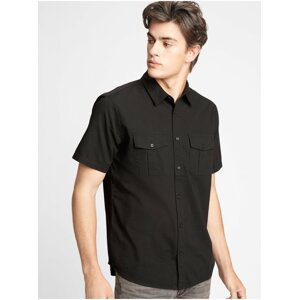 Černá pánská košile short sleeve utility shirt