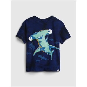 Modré klučičí dětské tričko graphic t-shirt