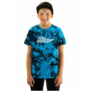 Horsefeathers FLASH BLUE TIE DYE dětské triko s krátkým rukávem