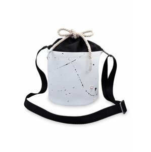 Bílá dámská crossbody kabelka Kiss Mini White Splash