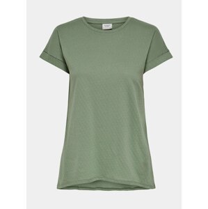 Zelené basic tričko Jacqueline de Yong Pastel